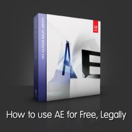 How to use After Effects for free legally